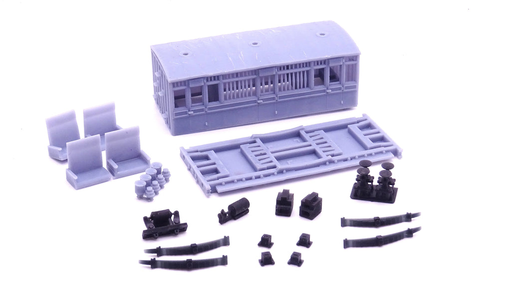 OO/4mm - Isle of Wight, Oldbury Carriages