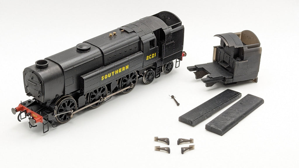 OO/4mm - Bulleid, Q1 Tank Kit (Never-Waser)